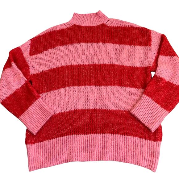 Mango Carioca Sweater Red Pink Small - Picture 8 of 16